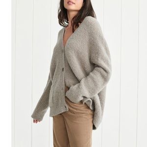 BF SALE NWOT Jenni Kayne Boucle Cocoon Cardigan in Smoke